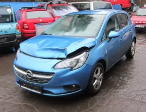 Opel Corsa 2017, 1.4, 55kW, modrá barva, 19tis km, 5 dv.